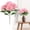 Pink, variant on 1 Bunch Artificial Hydrangea Bouquet, Real touch Fake Flower for Home Table Centerpiece, Wedding Decor Festival Bouquet, Uv Resistant Silk Plant (Pink)