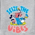 thumbnail image 3 of Disney - Seize Vibes - Men's Crew Neck Fleece Pullover, 3 of 5
