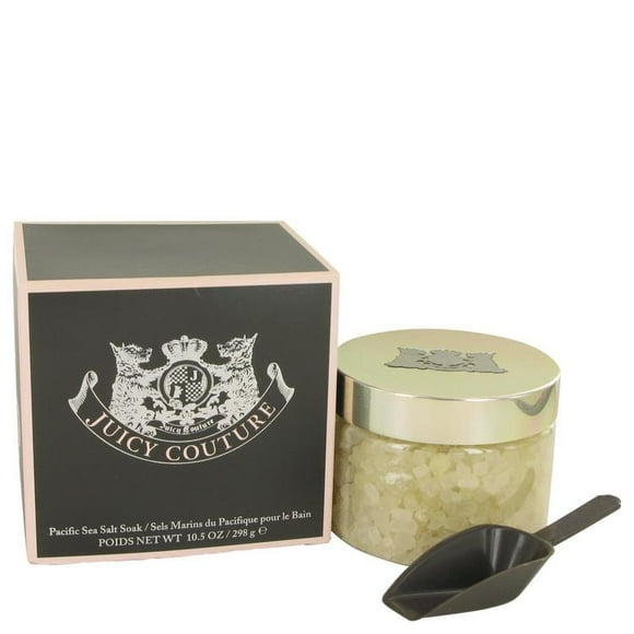 Juicy Couture by Juicy Couture Huge Crystal Goblet with Pacific Sea Salt Soak in Luxury Juicy Gift Box 10.5 oz (Women) 310ml