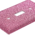 thumbnail image 3 of ADDHAT 2Ud Cubierta De Y Interruptor Rosa Con Rhinestones Para Una Sofisticada, 3 of 6