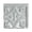 Brushed Aluminum, variant on FASÄDE Traditional Style/Pattern 1 Decorative Vinyl 18in x 24in Backsplash Panel in Smoked Pewter (5 Pack)