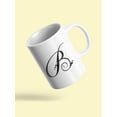 thumbnail image 3 of Fancy Letter B Design  Mug Unisex's -Image by Shutterstock, 3 of 4
