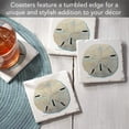 thumbnail image 6 of Thirstystone "Colorful Sand Dollar" 4-Pack Tumbled Tile Coasters, 6 of 7