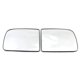 thumbnail image 3 of Espejo retrovisor superior de marcha atrás para coche, espejo retrovisor lateral, lámina reflectora para Ram 1500 2, blanco y negro, 3 of 5