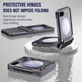 thumbnail image 5 of TECH CIRCLE for Samsung Galaxy Z Flip 5 5G 2023 Case with Hinge Protection, Small Screen Protector Support Wireless Charging Shockproof Drop Protective Hard Slim Phone Cover for Galaxy Z Flip 5,Black, 5 of 8