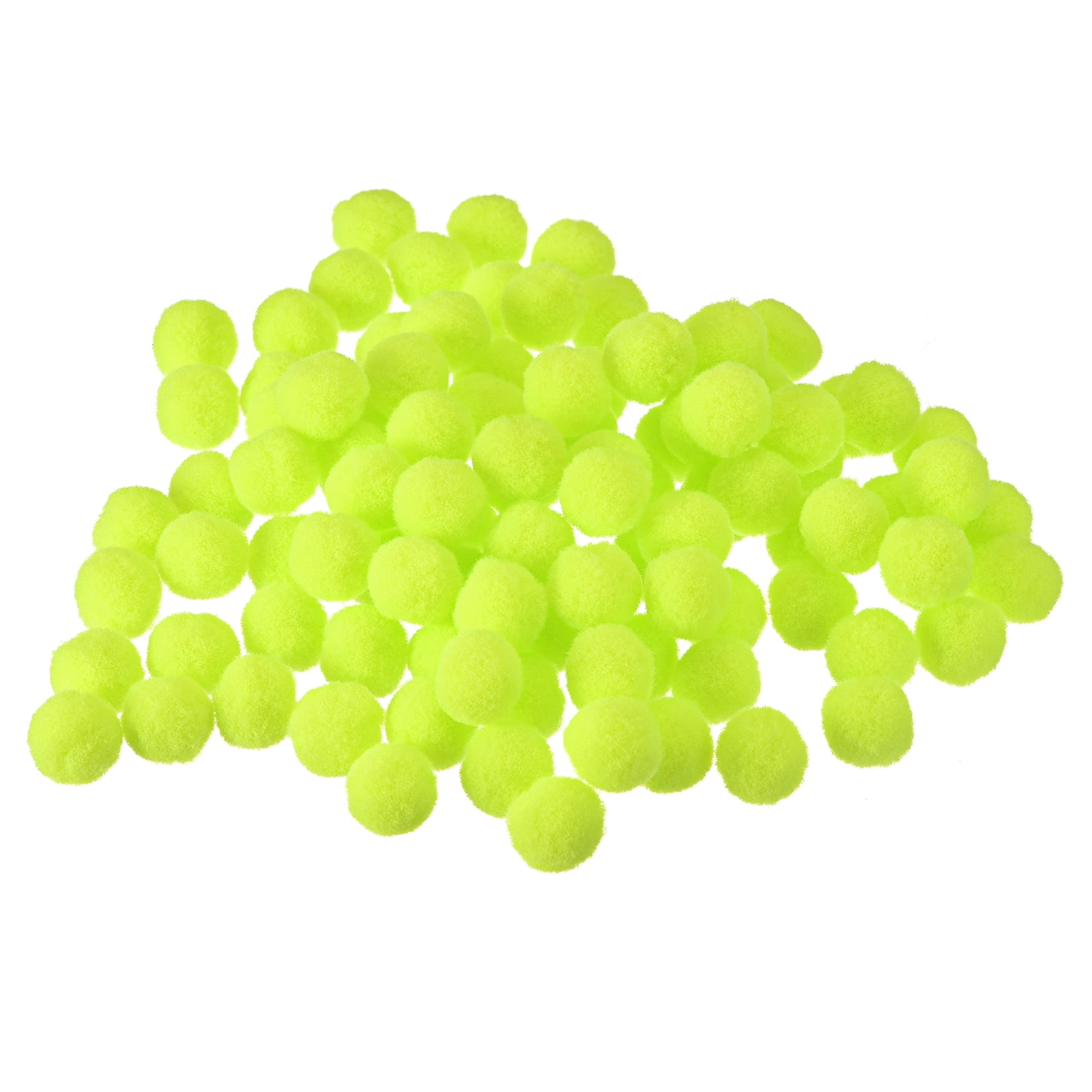 Pom Felt Balls Fabric 1.5cm 15mm Bright Green for Crafts Project DIY
