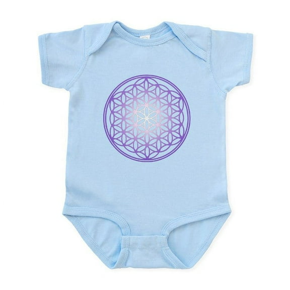 CafePress - Flower Of Life Infant Bodysuit - Baby Light Bodysuit, Size Newborn - 24 Months