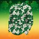 thumbnail image 1 of Ceisia Men's Loose Fit Waffle Knit Sweatshirt - St. Patrick's Day Festive All-Over Print Green XXL Gifts, 1 of 5