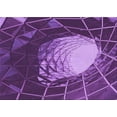 thumbnail image 1 of Ahgly Company Indoor Rectangle Patterned Tyrian Purple Area Rugs, 8' x 10', 1 of 6