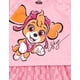 thumbnail image 3 of Vestido Paw Patrol Skye para niñas pequeñas, de felpa francesa, rosa, 7-8, 3 of 6