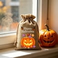 thumbnail image 6 of syligr 13 Pcs Halloween Drawstring Candy Bags for Trick or Treat, Reusable Goodie Bags with Pumpkin Print, Drawstring Gift Pouches for Party Favors, Storage Bags for Classroom Holiday, 4x6 Inch, 6 of 8