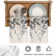 thumbnail image 5 of Grey Eucalyptus Kitchen Towels Set of 4, Farmhouse Weeping Leaves on Linen Absorbent Dish Towels for Kitchen, Microfiber Hand Towel, Quick Drying Tea Towel for Cleaning Decorative Dishcloths, 5 of 7