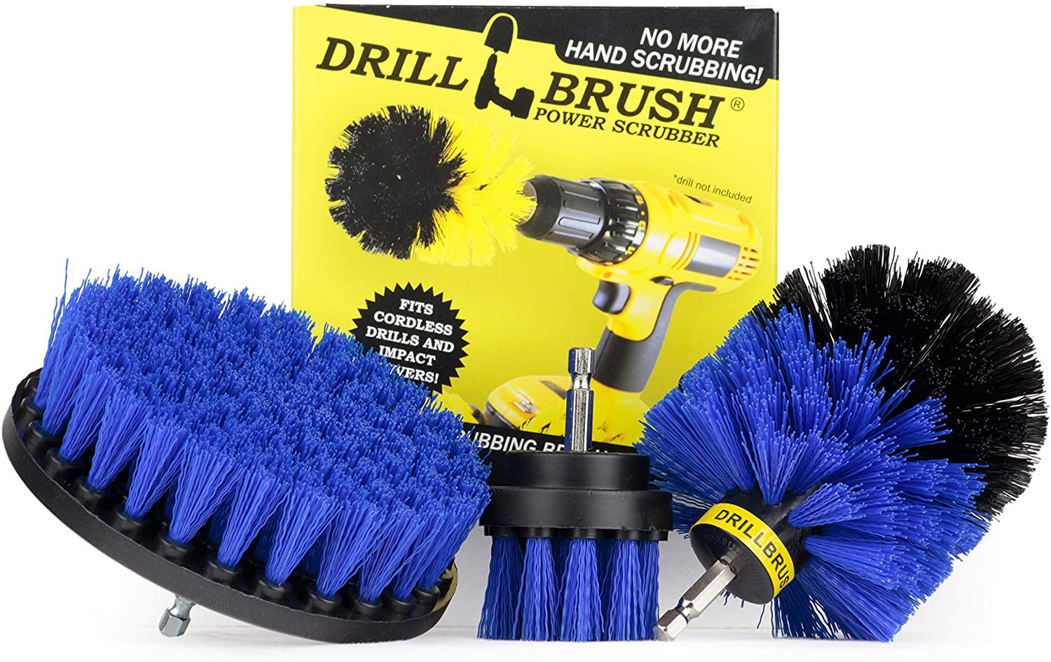 Hull Cleaner Cleaning Supplies Drill Brush Oxidation Barnacles Boat Inflatable Canoe Pond Scum Deck Raft Spin Brush Marine Residue Boat Accessories Kayak