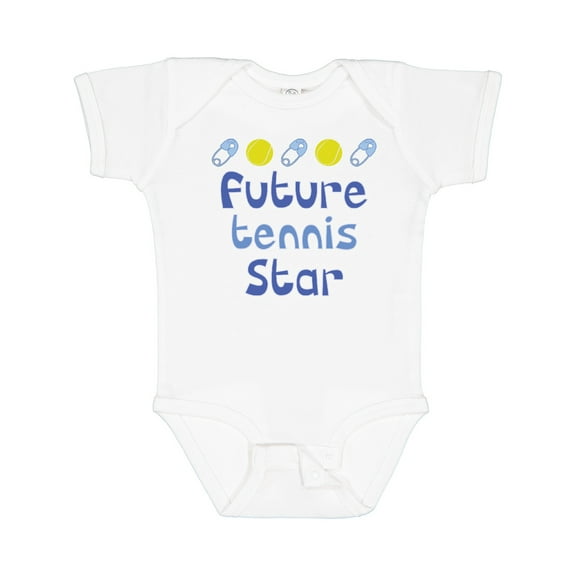 Inktastic Future Tennis Star Baby Boy Boys Baby Bodysuit