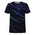 thumbnail image 5 of Xysaqa Men's 3D Colorful Graphic Print Shirt Big & Tall Short Sleeve Casual Shirts Summer Tees Tshirts Top M-5XL, 5 of 5