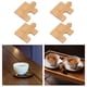 thumbnail image 4 of 4 manteles individuales de madera para posavasos, decoración para tazas de café, manteles individuales reutilizables para portavasos. Madera de Bambú, 4 of 6