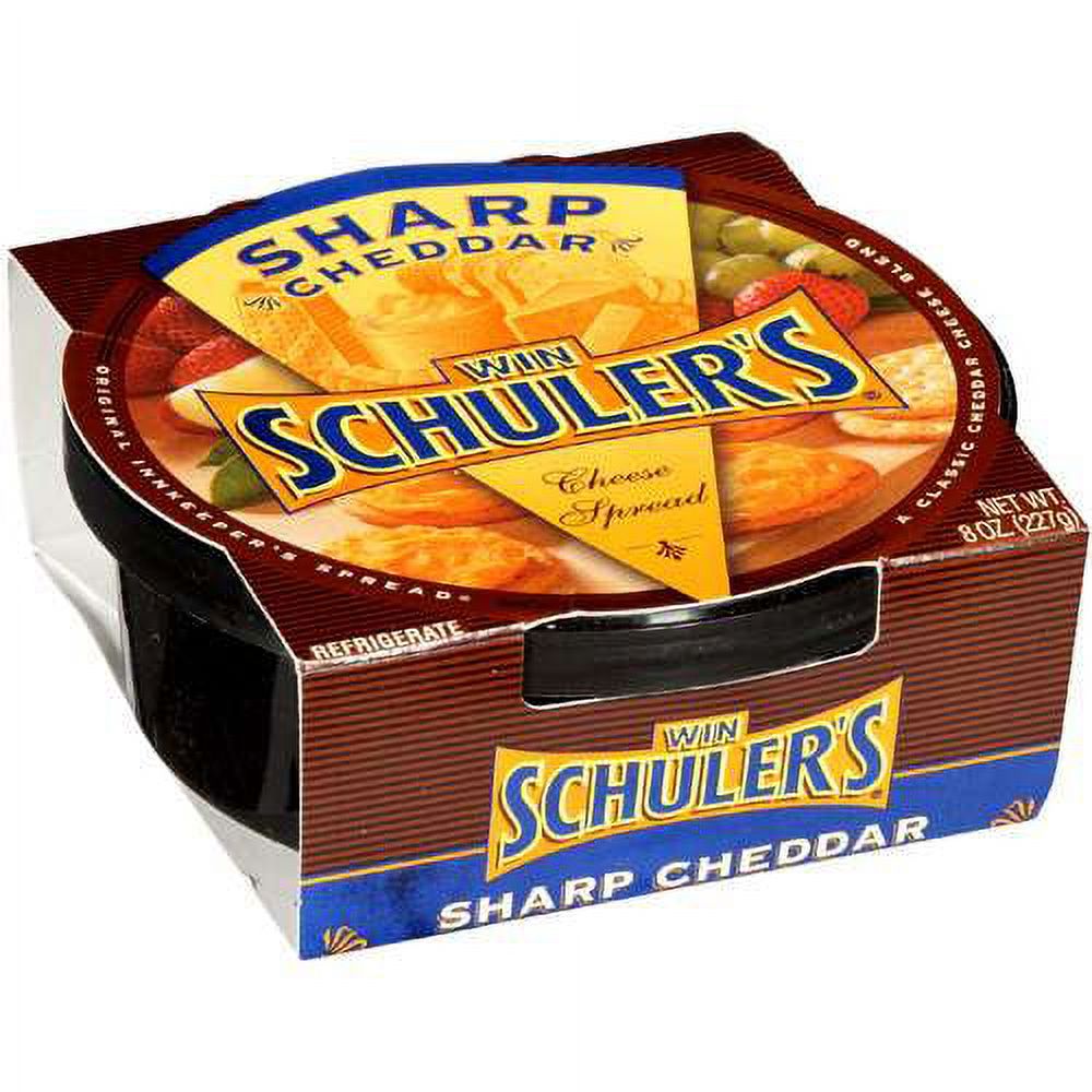 Win Schuler's Sharp Cheddar Cheese Spread, 8 oz