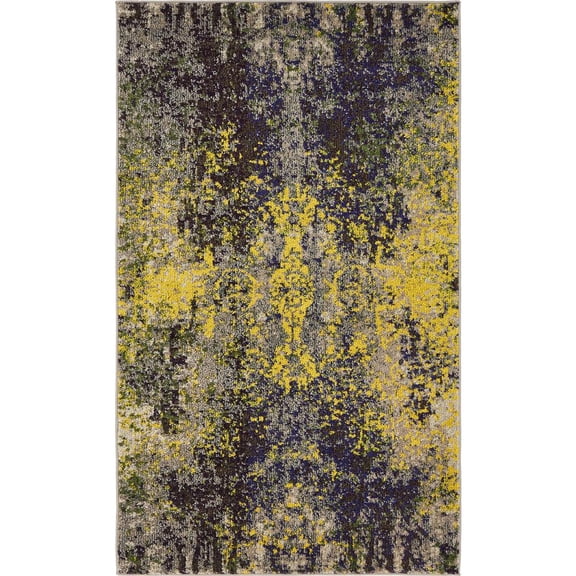 Unique Loom Marigold Estrella Rug, Gray (3' 3 x 5' 3)