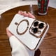 thumbnail image 5 of Funda magnética de carga inalámbrica Magsafe para iPhone, carcasa de silicona suave a prueba de golpes, de lujo, para iPhone 11, 12, 13, 15 Pro Max, 14 Plus, 5 of 5