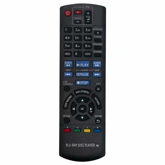 New N2QAYB000959 Replaced Remote Control for Panasonic Blu-ray Player N2QAYB000878 DMP-BDT270GC