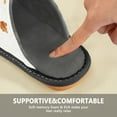 thumbnail image 6 of IAUYY Memory Foam House Slippers Suitable for Both Men and Women. Comfortable, Anti-Slip Plush Flat-Bottomed Slippers The Best Holiday Gift The Middle Of The Forest, 6 of 9