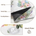 thumbnail image 6 of Area Rug for Living Room, Easter Bunny Non-Slip Indoor Large Carpet for Bedroom/Dining Room, Spring Watercolor Country Flower Leaf Plant Washable Low-Profile Rectangle Floor Runner Rugs - 5 x 8 Ft, 6 of 7