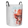 thumbnail image 2 of ZICANCN Skull Gothic Horn Art Laundry Basket Organizer - Dirty Clothes Hamper for Bathroom Kids Girls Boys Laundry Hamper Medium, 2 of 8