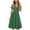 Army Green, variant on THDHVS Maxi Dresses for Women 2025,Women's Casual Dresses,Women's Fashion Solid Color Short Sleeve-Neck Mid-Calf Dress Army Green S