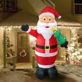 thumbnail image 4 of Árbol de Navidad inflable luminoso de 8 pies para exteriores con luces para el patio, esposo inflable navideño, 4 of 5