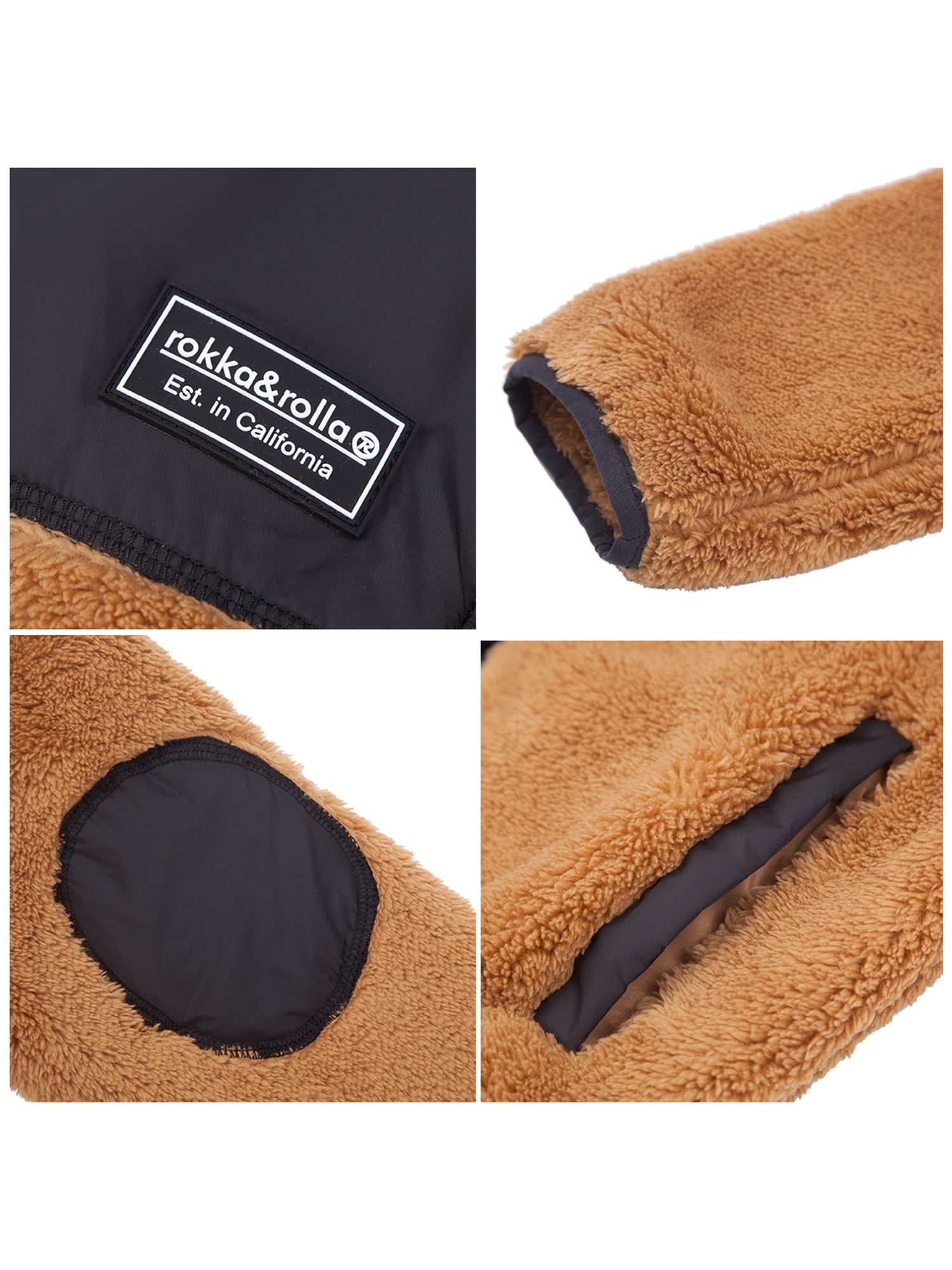 Rokka&Rolla Boy's Fleece Hooded Jacket, Sizes 4-18