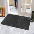 thumbnail image 4 of Color&Geometry Black Bath Mat - Non-Shedding Absorbent 17x30 - Door Mat for Your Bathroom Shower or Vanity, 4 of 6