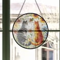 thumbnail image 3 of 2 cats among wildflowers GLASS Window Hanging, Couple idea gift Glass suncatcher, kitchen decor, couple anniversary gift, Valentine gift, Stained Glass Ornament 2025, Holiday, 3 of 6