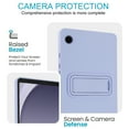 thumbnail image 3 of Dteck for Samsung Galaxy Tab A9 Case 8.7 Inch 2023 (SM-X110/X115), Shockproof Soft Silicone Shock Proof Lightweight Stand Rubber Kids Friendly Adjustable Protective Stand Cover, Lightpurple, 3 of 7