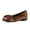 Brown, variant on YDN Women Classic Bowtie Slip On Ballet Flats Round Closed Toe Flats Girls Office Work Casual Vacation Outfit Shoes Size 7 Light Pink