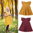 thumbnail image 1 of Enfant d'Été Bébé Filles Partie Robe Slevess Robe de Soleil Vêtements 0-3Y Tutu Jupe Robe de Soleil, 1 of 5