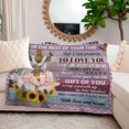 thumbnail image 6 of to My Goddaughter Throw Blanket, Goddaughter Gifts from Godmother Godfather, Baptism Gift for Goddaughter Godchild, Birthday Graduation Gifts for Goddaughter, Christening Gifts for Girls, 6 of 6
