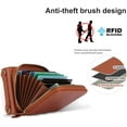 thumbnail image 3 of for Motorola Moto Razr+ 2023 Wallet Case with RFID Blocking, Crossbody Strap Card Holder Women Girls PU Leather Motorola Razr+ 2023 Wallet Phone Case Brown, 3 of 14