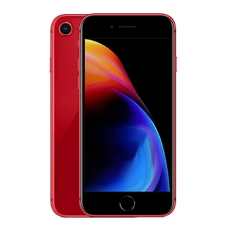 Restored iPhone 8 64GB Red Fully Unlocked (Refurbished)