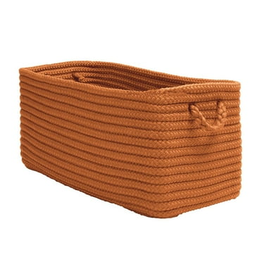 Colonial Mills Modern Farmhouse Home Basket - Pumpkin 16"x8"x10"