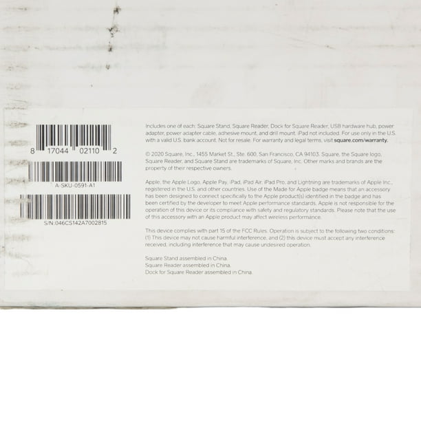 Square Stand for iPad with Contactless and Chip Reader - Walmart