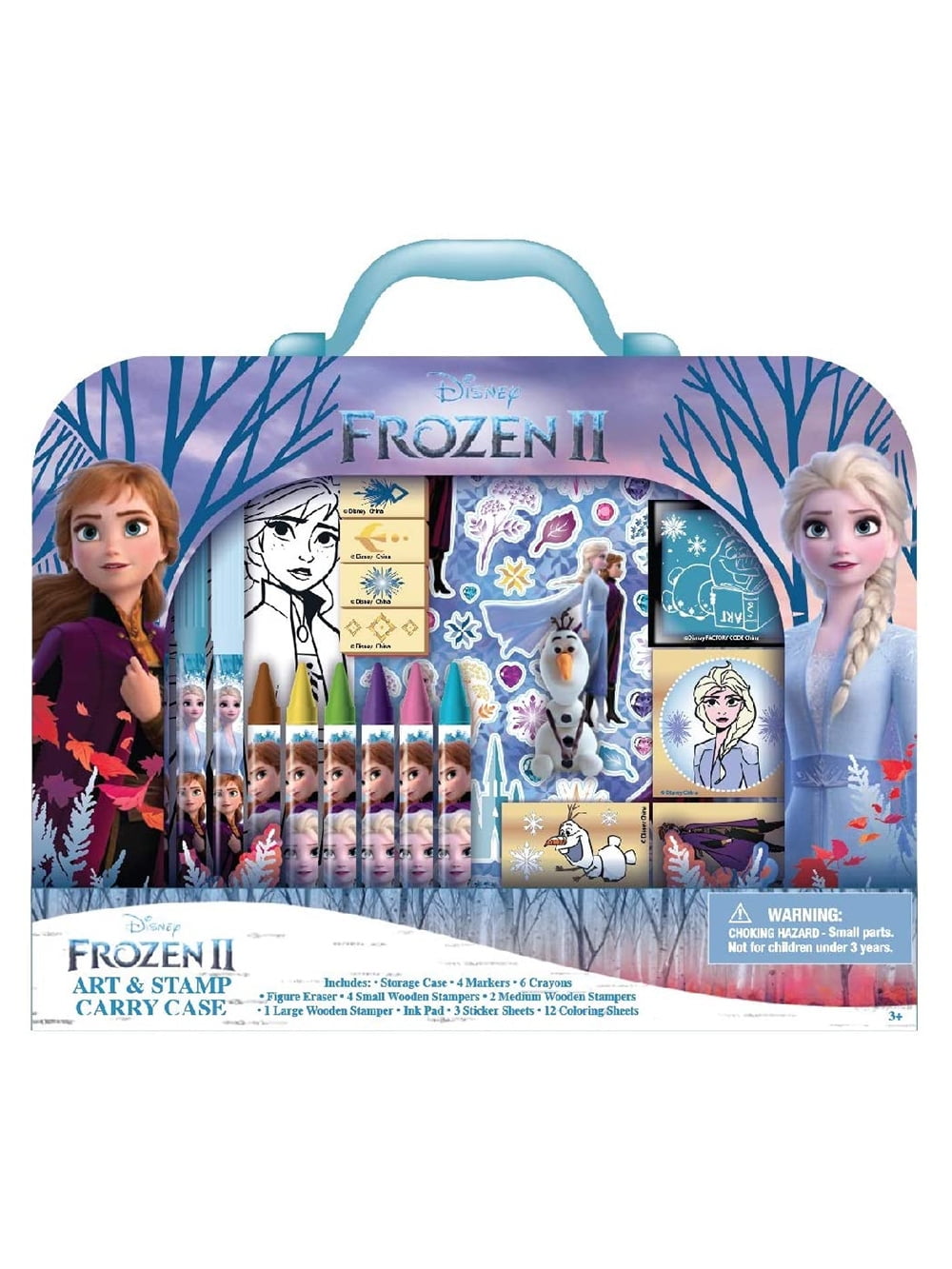 Frozen 2 or Paw Patrol Super Activity Art Set Markers Stickers Paints Stamps 