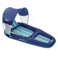 thumbnail image 1 of Tumbona flotante para piscina Aqua Ultimate con toldo UPF 50 y portavasos, 1 of 6