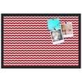 thumbnail image 2 of PinPix ArtToFrames 28x18 Custom Cork Bulletin Board    Poster Board Has a Fabric Style Canvas Finish, Framed in Satin Black (PinPix-511), 2 of 5