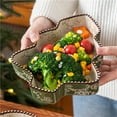 thumbnail image 4 of Ceramic Sakura Pie Pan Heart Shape Christmas Tree Shape Baking Dish for Lasagna, Apple Pie, 4 of 7