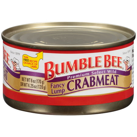 Bumble Bee Fancy Lump Crabmeat, 6oz can (Best Jumbo Lump Crab Meat)