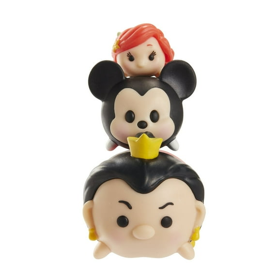 Disney Tsum Tsum Series 2 Ariel, Mickey & Queen of Hearts Mini Figures, 3 pack