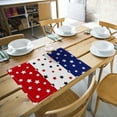 thumbnail image 4 of Tswift Walmart Deals Groceries Table Mats, Independence Day Fabric Placemats Heat Insulation Table Mats Festive Western Dinner Napkins Tablecloth, 4 of 4