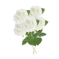 thumbnail image 3 of 5 centros de mesa de flores artificiales para San Valentín, decoración para el hogar. Blanco, 3 of 9