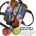 thumbnail image 3 of Bear Grizzy Lemmings Portable Lunch Bag Thermal Cooler Shoulder Bento Bag Insulated Lunch Box for School Picnic Office, 3 of 8