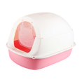 thumbnail image 3 of Caja de arena para gatos Salvador Cerrada grande con puerta delantera Rosado, 3 of 10
